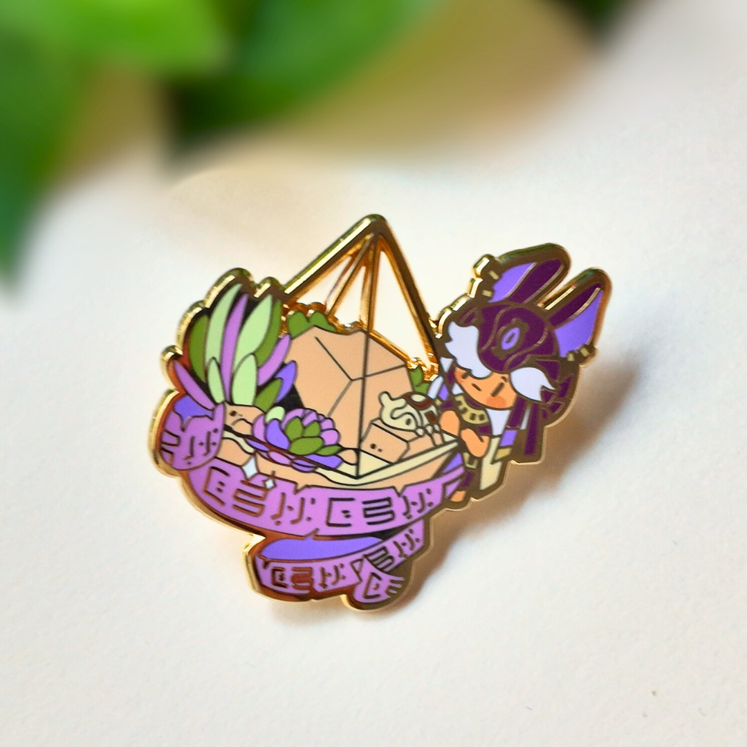 Genshin Impact Terrarium Pins | Cyno