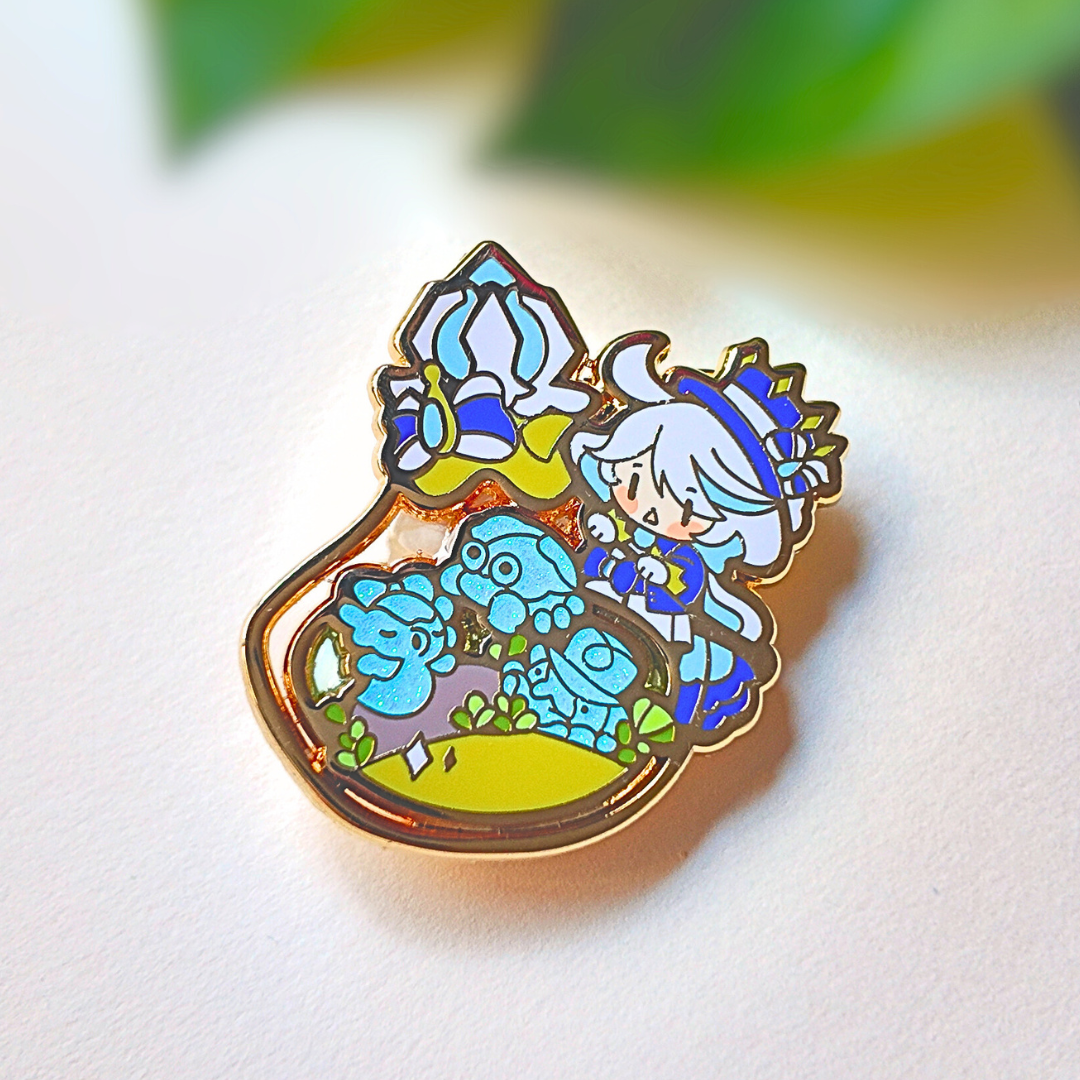 Genshin Impact Terrarium Pins | Furina