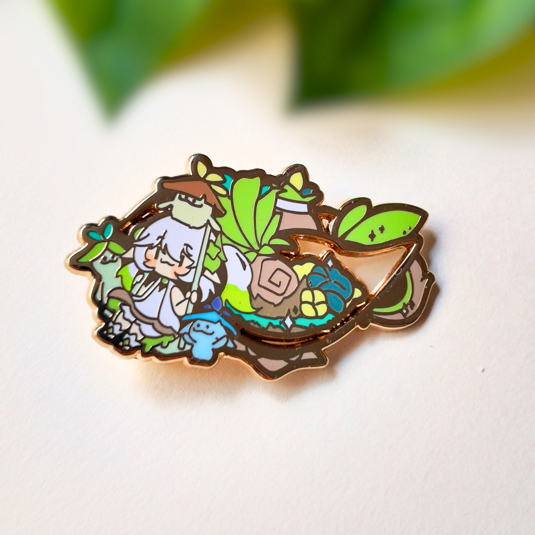 Genshin Impact Terrarium Pins | Nahida