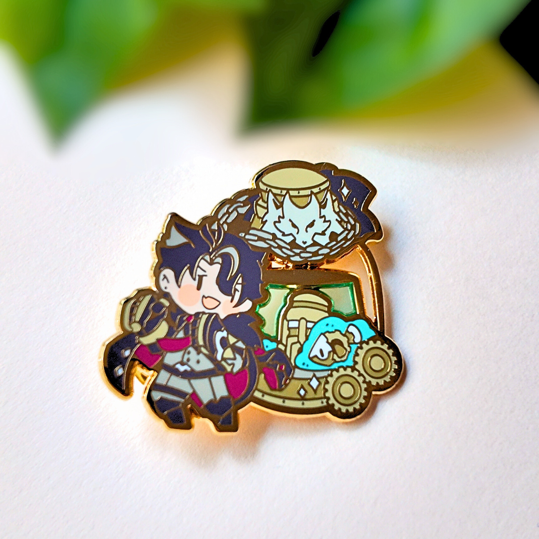 Genshin Impact Terrarium Pins | Wriothesley