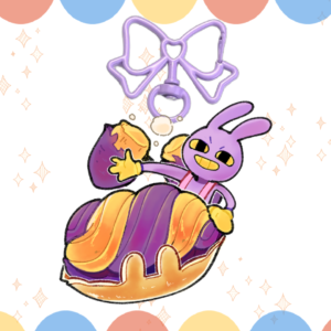 Digital Circus Cafe Epoxy Acrylic Keychain | Jax